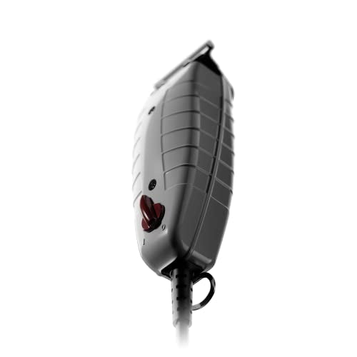 Andis 04780 Professional T-Outliner Beard & Hair Trimmer for Men with Carbon Steel T-Blade, Bump Free Technology – Corded Electric Beard Trimmer, GTO, Grey