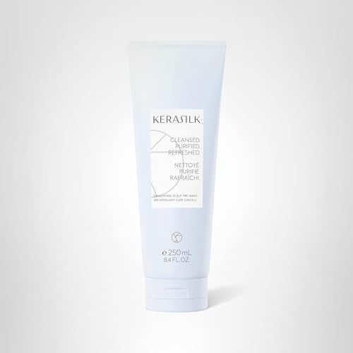 KERASILK Exfoliating Scalp Pre-Wash | Gentle & Deep Cleansing | Removes Excessive Sebum & Dead Skin Cells | Leaves Scalp Feeling Cleansed & Soothed | For All Scalp Types | 250ml