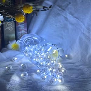 LED Balloon Lights 200pcs White & Colorful Mini Balls Waterproof Party Decor
