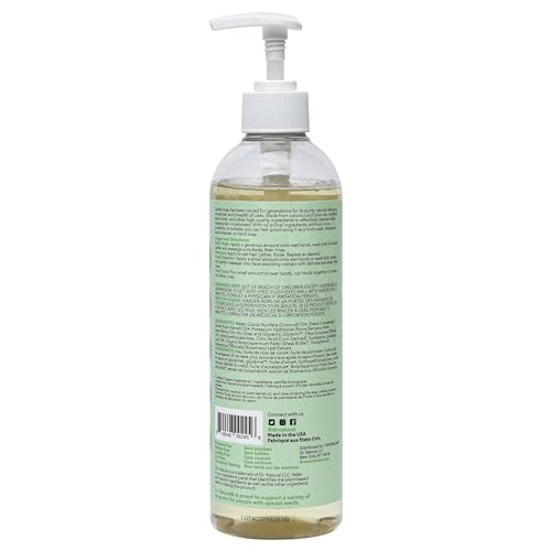 Dr. Natural Castile Liquid Soap - Multi-Use Body Wash, Shampoo and Face Wash - Hydrating Body Soap for Skin, Hair, Pets and Home - Eucalyptus - 16 oz
