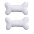 Large White Bone Hair Clips Set - 2PC Plush Hair Accessories for Women