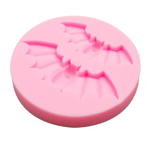 Halloween Bat Silicone Mold 4-Piece for Cake Decoration Candy & Crafts