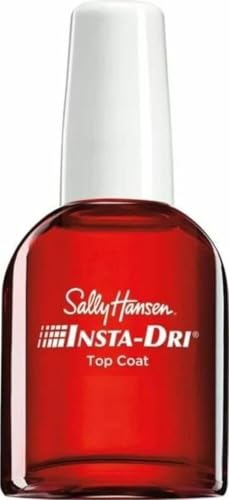 Insta Dri Top Coat - Clear Nail Polish, Quick Dry, 0.45 Fl Oz, Long Lasting