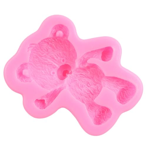 Bear Silicone Fondant Mold - Teddy Bear Candy & Chocolate Molds, Style C