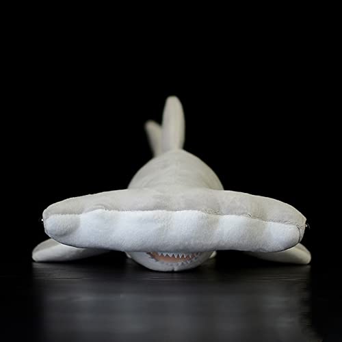 15.7-Inch Realistic Hammerhead Shark Plush Toy for Kids & Decor