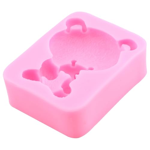 Silicone Bear Fondant Mold for Cake Decoration - Teddy Bear Chocolate Candy Mold, Style A