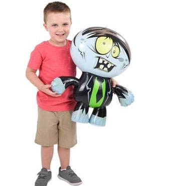 6-Pack Inflatable Halloween Zombies - 24-Inch Party & Decoration Favors