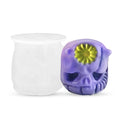 Skull Candle Mold for Candle Making Resin Casting Halloween DIY Craft - Adai Variation