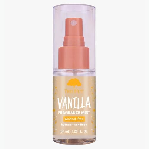 Tree Hut Vanilla Mini Body & Hair Mist - 1.26 Fl Oz - Travel Size