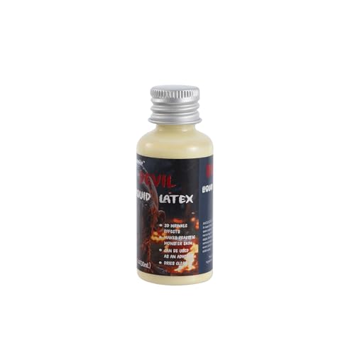 Liquid Latex SFX Makeup 30ml - Flexible Professional Special Effects for Halloween & Theatre - GloomGlo Variation