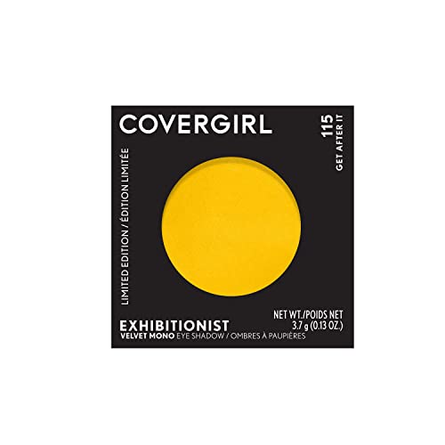 COVERGIRL Velvet Mono Eye Shadow - Get After It, 0.13 Ounce, Bright Pigments