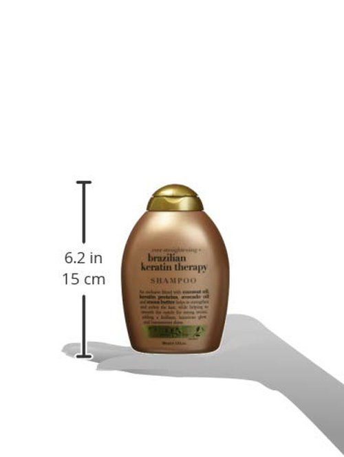 Ogx Shampoo Brazilian Keratin Therapy 13 Ounce (384ml) (3 Pack)