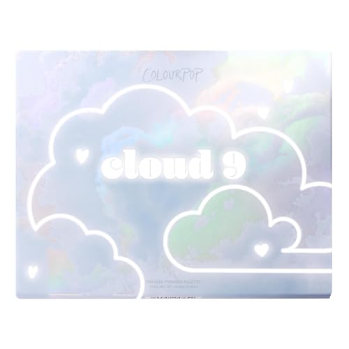 ColorPop Cloud 9 Eyeshadow Palette - Multi-Finish High-Pigment Eye Makeup