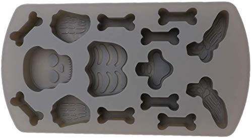Silicone Skeleton Bone Mould for Halloween Cake Decoration and Ice Cubes