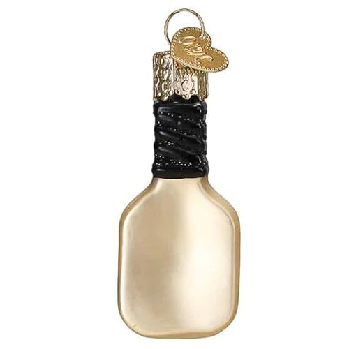 Mini Pickleball Paddle Christmas Ornament - Handcrafted Glass Holiday Decoration