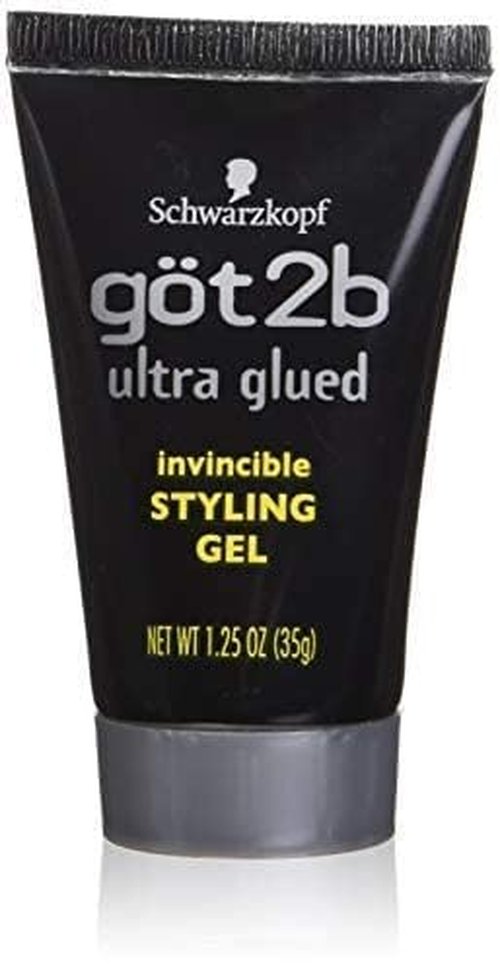 Got 2b Ultra Glued Styling Gel - Invincible Hold, 1.25 Ounce (2 Pack) | Perfect for All-Day Style