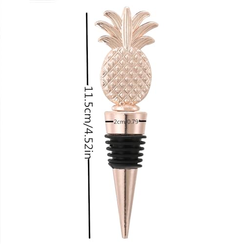 24PCS Pineapple Wine Stopper Set - Beach & Wedding Bottle Decor - Opp Variation
