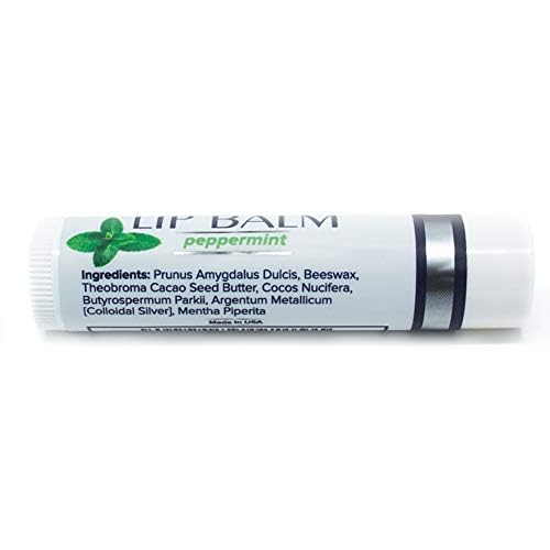 Silver Miracles - Colloidal Silver Lip Balm - Moisturizing Protection - 3 Pack TUBE