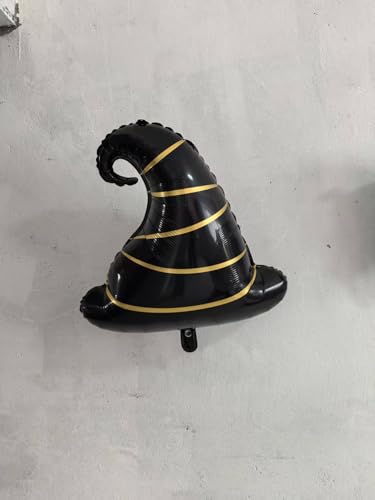 Magical Wizard Balloons Set for Birthday & Party Decorations - Wizard, Owl, Lightning & Broom Foil Balloons