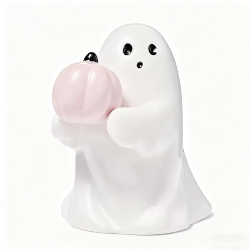 Halloween Ghost Figurine - Pumpkin Ghost Indoor Decor with Variation 4
