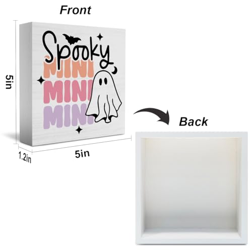 Mini Cute Pink Ghost Halloween Desk Decor - Spooky Office & Room Accessories