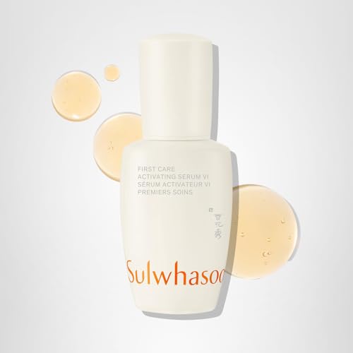 Sulwhasoo First Care Activating Serum, Mini - Skin Barrier Strengthening Anti-Aging Face Serum, Visibly Plumps & Hydrates, Reduces Visible Fine Line & Wrinkles, Vitamin C, Travel Size - 0.50 fl. oz.