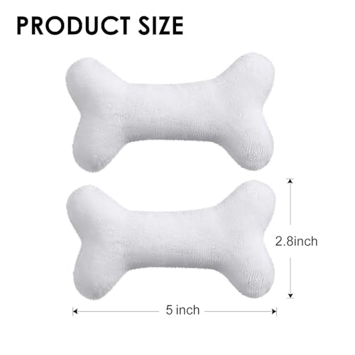 Large White Bone Hair Clips Set - 2PC Plush Hair Accessories for Women