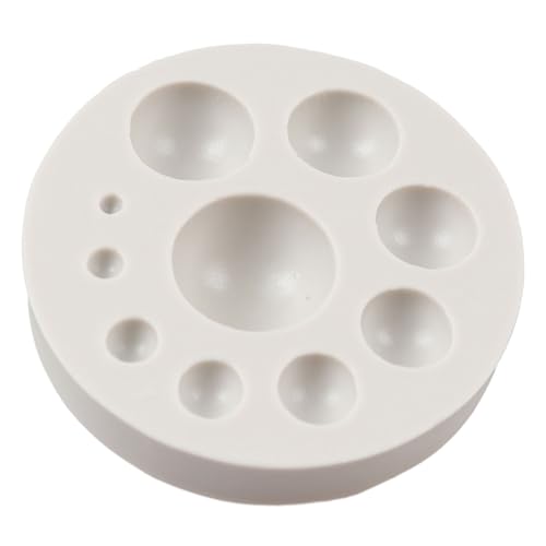 Pearl Fondant Mold Semi Sphere Chocolate Silicone Mold - Style C