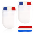 Patriotic Face Paint Sticks 2-Pack for 4th of July Sports Events & Parties