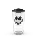 Clear 16oz Insulated Tervis Tumbler with Nightmare Before Christmas Jack Design