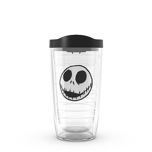 Clear 16oz Insulated Tervis Tumbler with Nightmare Before Christmas Jack Design
