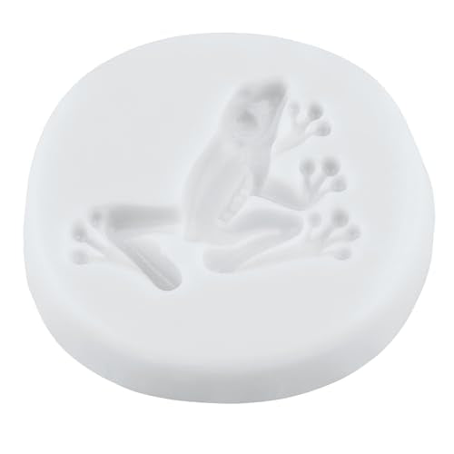 Frog Silicone Mold Toad Fondant Molds Set of 5 - Food-Grade Cake Decorating Tools - Style C