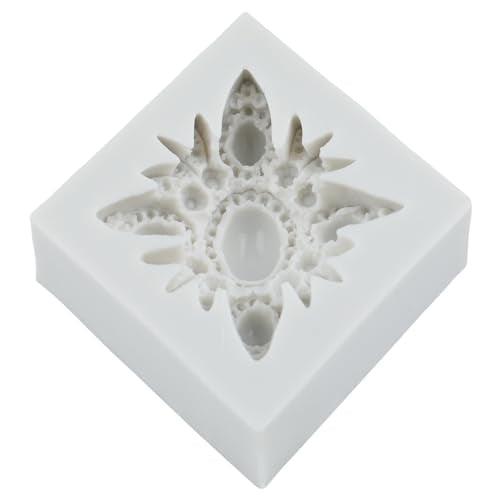 Diamond & Pearl Gem Silicone Mold Set - Style B for Cake Decorating