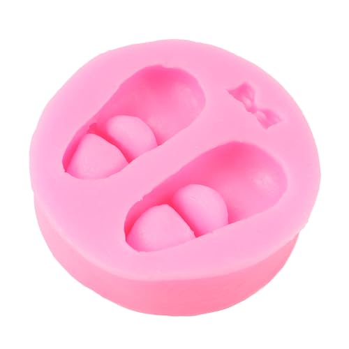 Baby Foot Print Silicone Mold Baby Shoes Fondant Cake Decorating - Style D