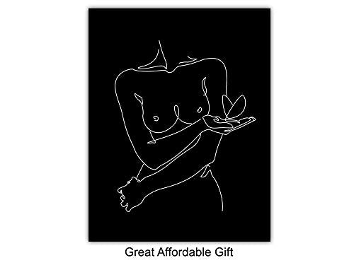 Minimalist Line Art Wall Decor - Modern Abstract Poster for Living Room & Bedroom