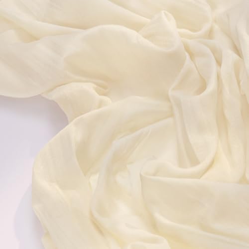 Beige Cheesecloth Table Runner 10ft for Wedding Party Home Decor - Set of 10