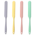 4-Piece Silicone Wax Spatula Set for Hair Removal & Body Use - Reusable & Non-Stick
