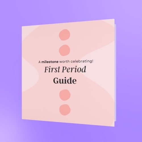 Besti First Period Kit for Girls (Ages 9-12) | Organic Pads & Liners, Pimple Patches, Bath Bomb, Lip Balm, Spa Headband & First Period Guide | Self-Care Gift Box for Teens – Menstrual Starter Kit