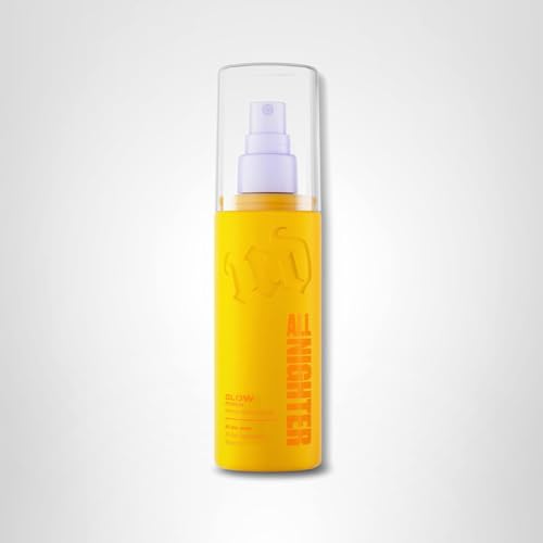 Urban Decay All Nighter Waterproof Makeup Setting Spray - Glass-Skin Glow Finish, Up to 24HR Wear, Dewy Facial Mist, Glow Foundation Face Primer, Smudge-Proof, Transfer-Resistant - 4 fl oz