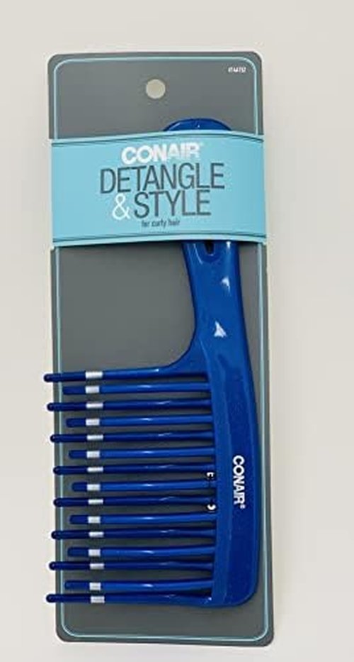 Conair Style & Detangle Comb - Effortless Hair Styling Tool | Pack of 3 Comb Set