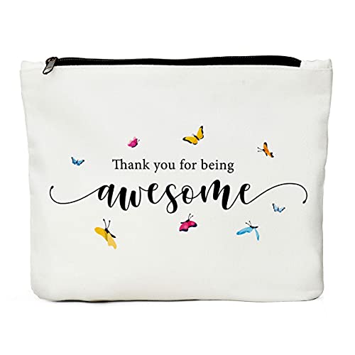 Thank You Gifts Makeup Bag - Employee Appreciation Cosmetic Organizer Multi139
