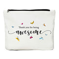Thank You Gifts Makeup Bag - Employee Appreciation Cosmetic Organizer Multi139