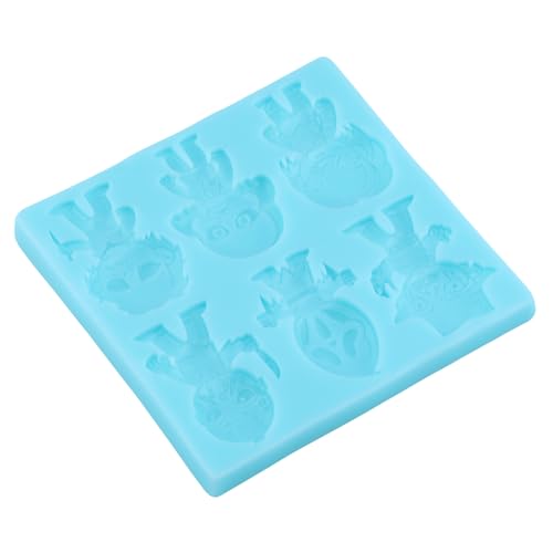 Halloween Cake Decoration Silicone Mold - Horror Cartoon Character, Style A