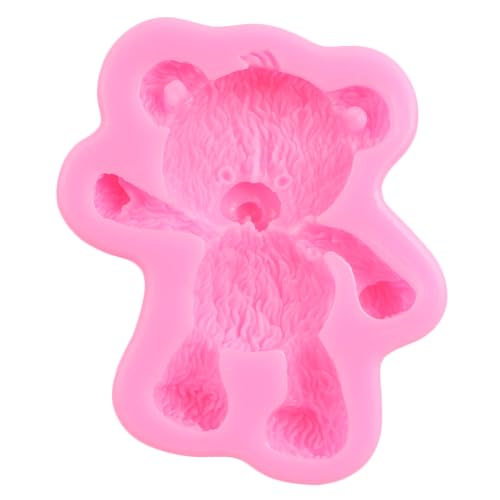 Bear Silicone Fondant Mold - Teddy Bear Candy & Chocolate Molds, Style C