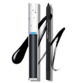 Black Lipstick and Lip Liner Set with Pearlescent Lip Gloss for Halloween and Gothic Makeup