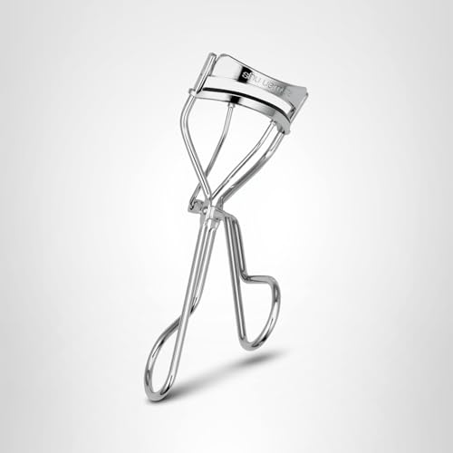 Shu Uemura New Eyelash Curler W, Double Edge Eyelash Curler for a Smoothly Sculpted curl in one Squeeze - Includes Silicone Replacement Pad