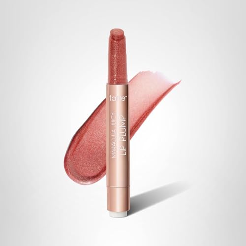 tarte maracuja juicy shimmer glass lip plump – Hydrating & Volumizing Lip Gloss Balm with Hyaluronic Acid & Vitamin E, Plumps & Moisturizes, Vegan & Cruelty-Free, full size, rosy mauve