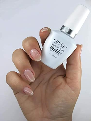 Cuccio Pro Builder Gel Nail Polish - Tan Glow Variation, Self-Leveling, 0.43 oz