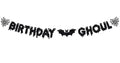 Halloween Birthday Banner - Ghoul, Ghost & Spooky Party Decorations