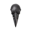 The Vault Raven Skull Hand Mirror Black - Gothic Style Decor